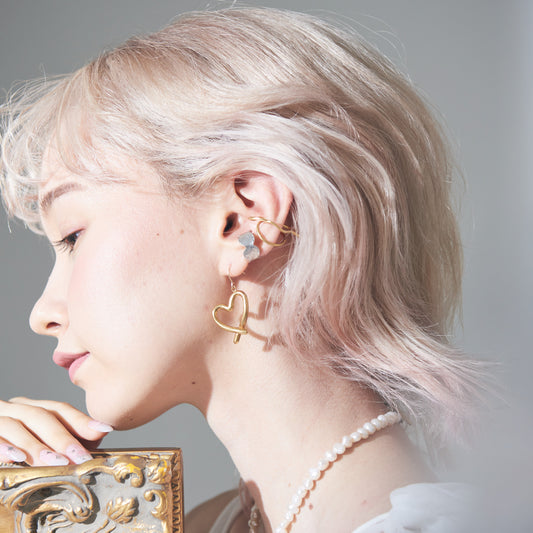 Scribble Heart Piercing/Earrings