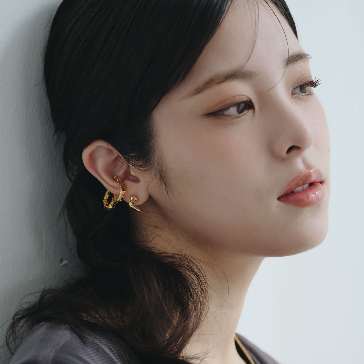Almost Heart Ear Cuff