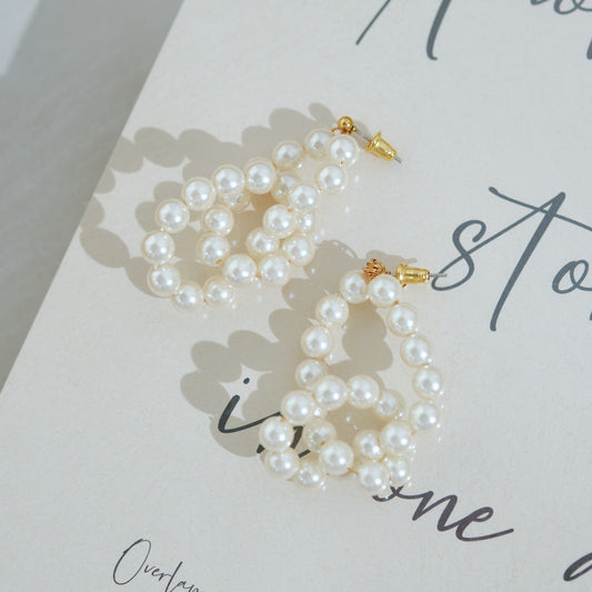 Pearl Whipped Cream Piercing/Earrings