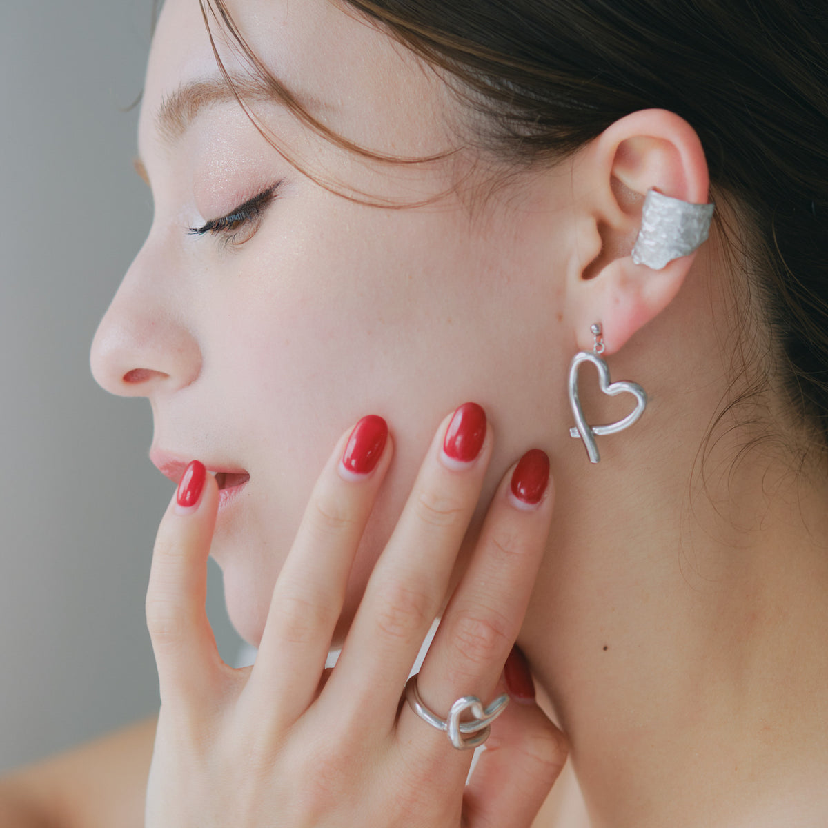 Scribble Heart Pierce/Earrings