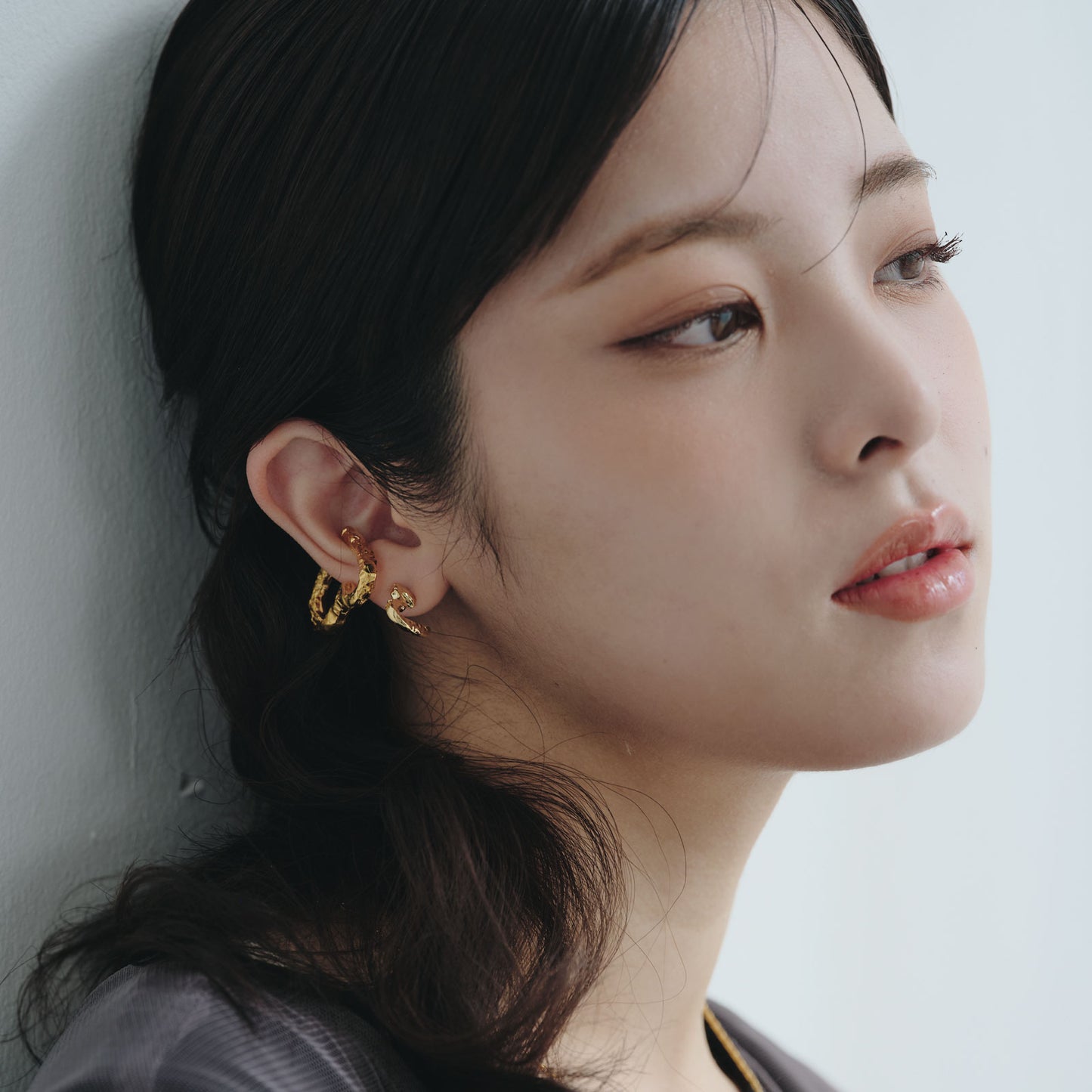 Almost Heart Ear Cuff