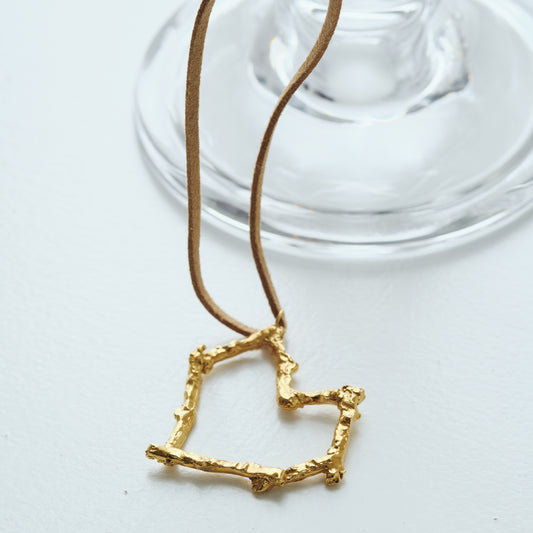 Branch Heart Necklace