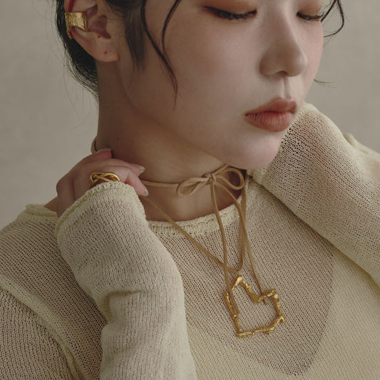 Branch Heart Necklace