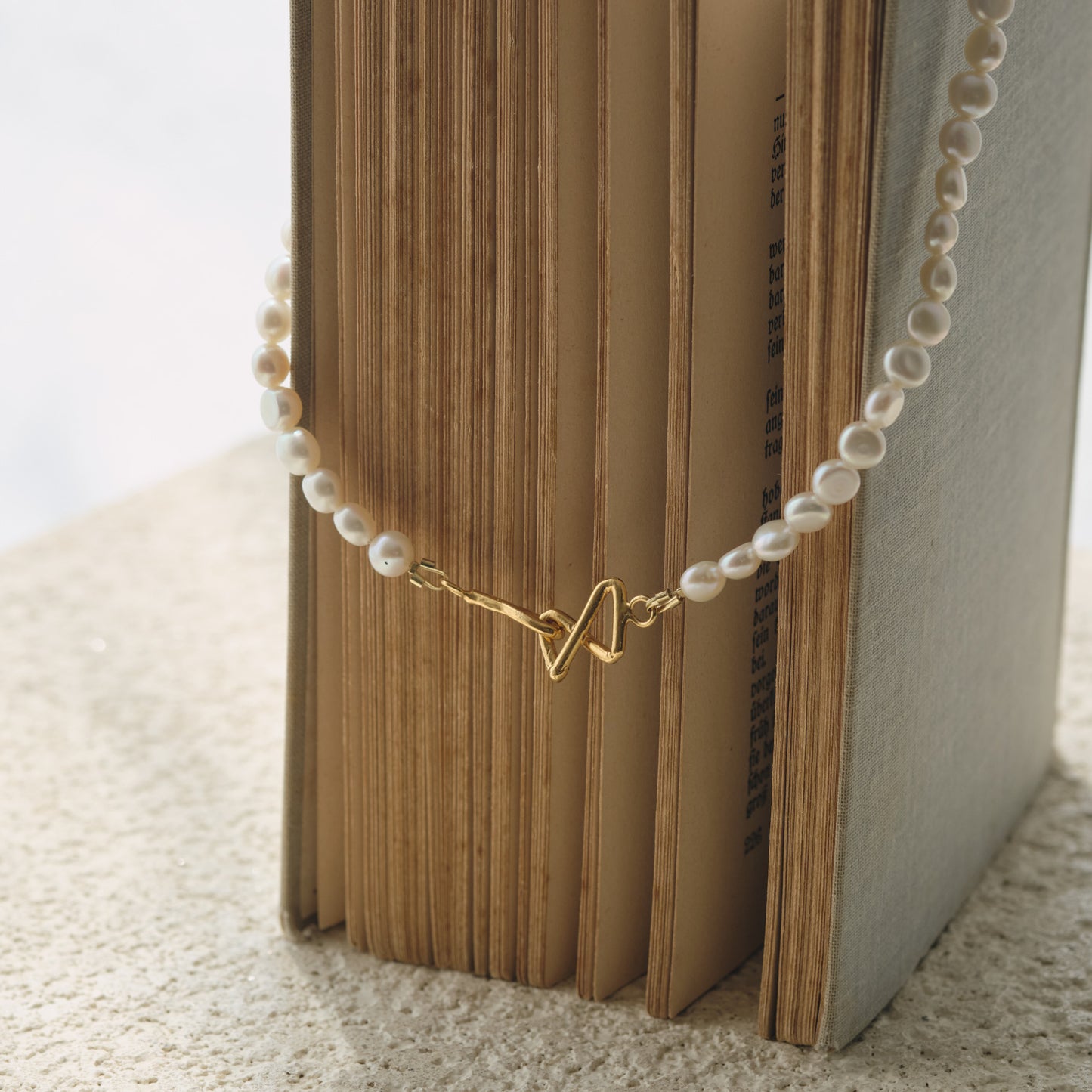 Ribboned Infinity Necklace