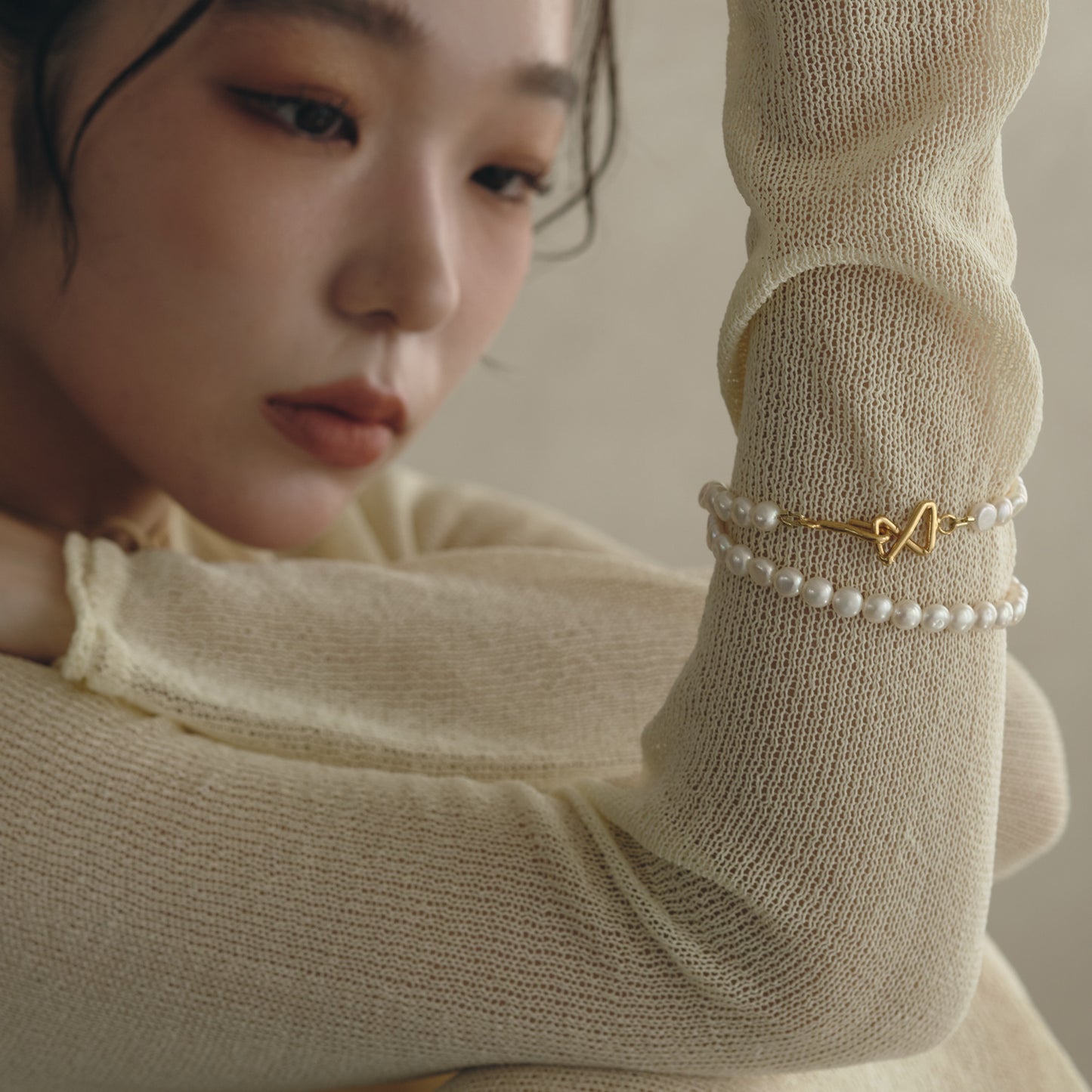 Ribboned Infinity Necklace