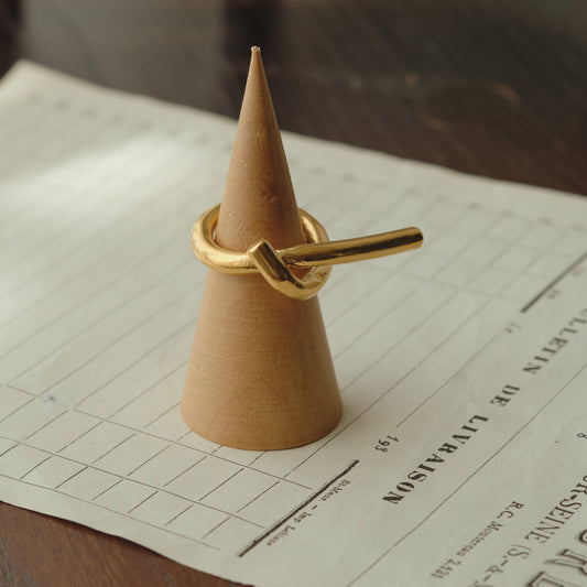 Ribboned Infinity Ring