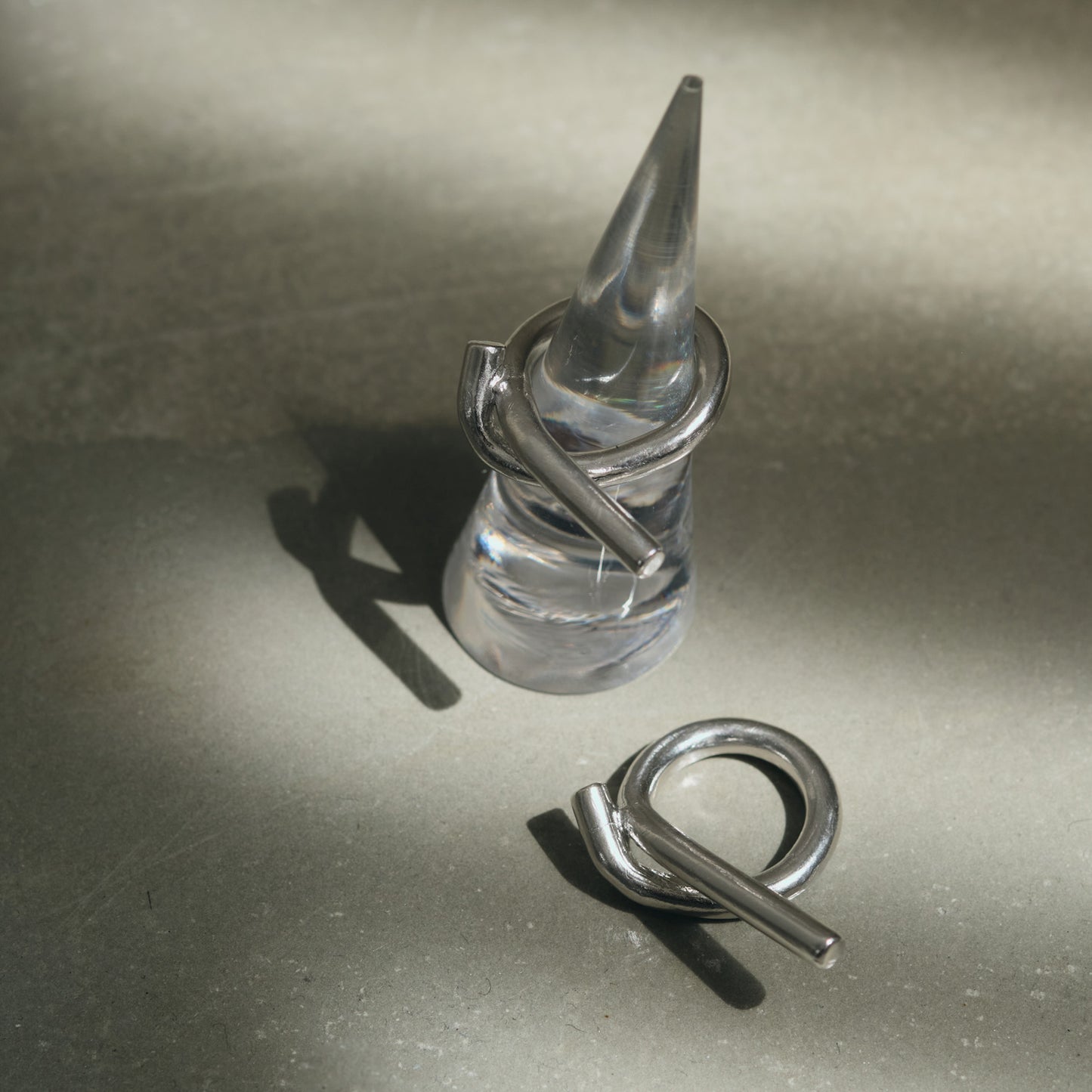 Ribboned Infinity Ring